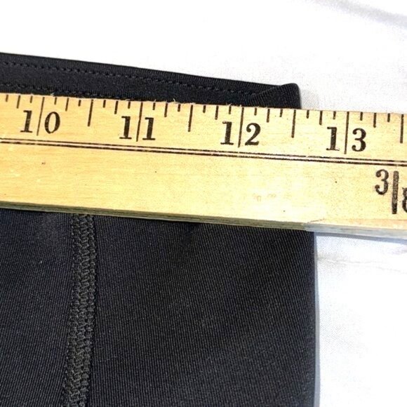 Adidas Black AEROREADY High-Waist Leggings With White Stripes Womens Size S - Picture 9 of 10